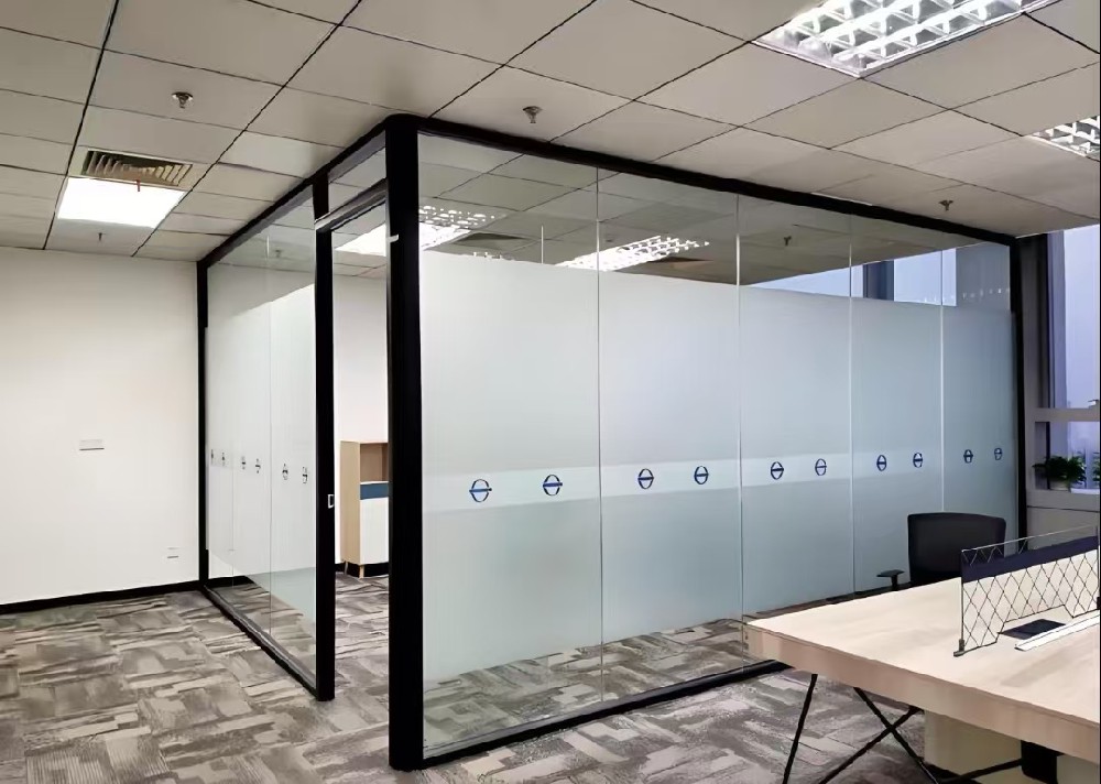 Office glass partition wallr